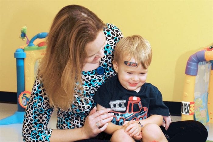 mothers have to take time out and play with her 22-month-old as they grow older