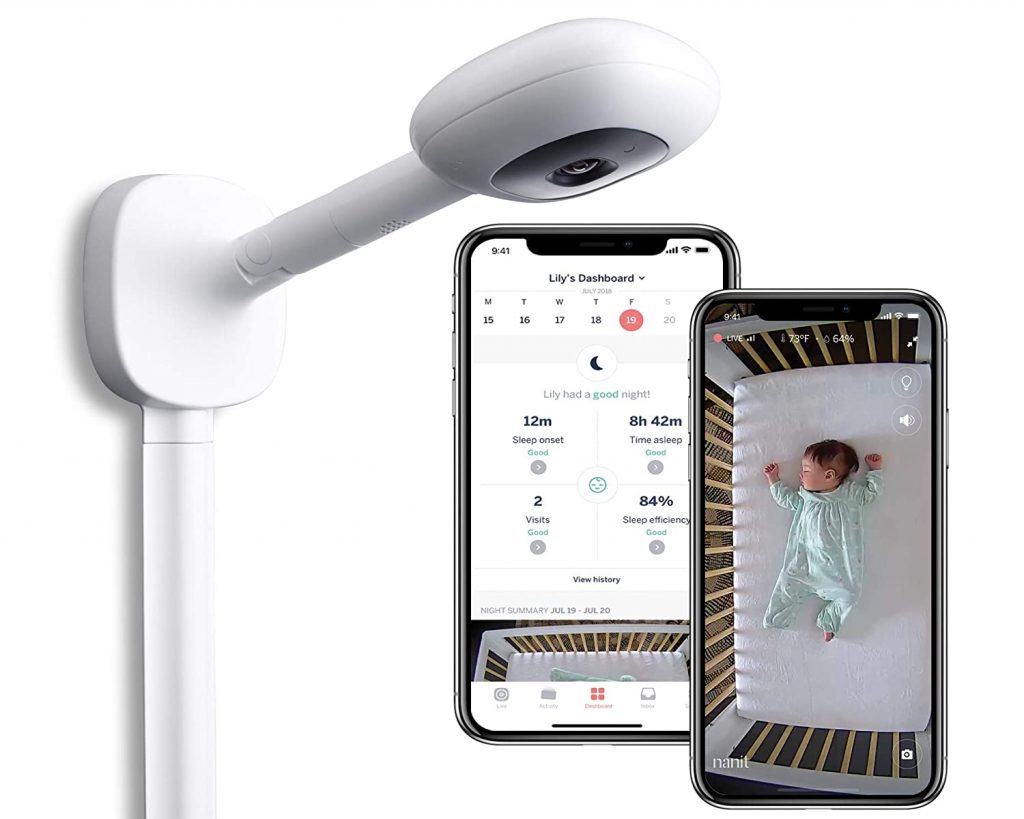 Nanit Pro Camera Flood Stand Mount. Nanit Pro gives you a clear vision of your baby day and night and it works over Wi-fi therefore you can continuously monitor your baby 24/7