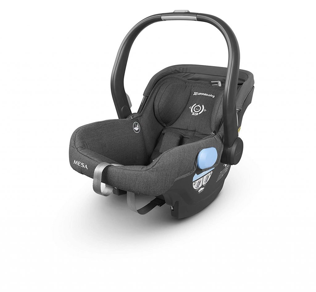 Car seat black and gray