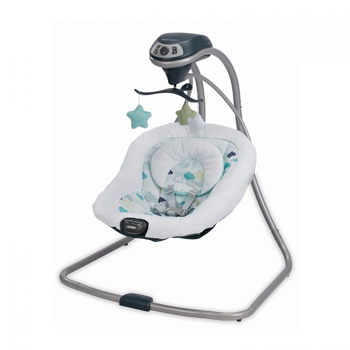 Graco Simple Sway has a small frame and is best for a nursery with limited space.