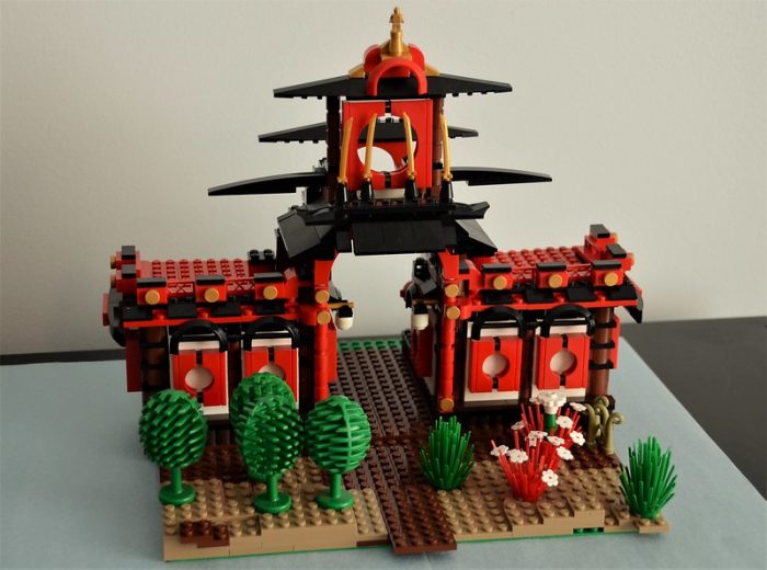 Toy castle for boys - Chinese castle inspired 