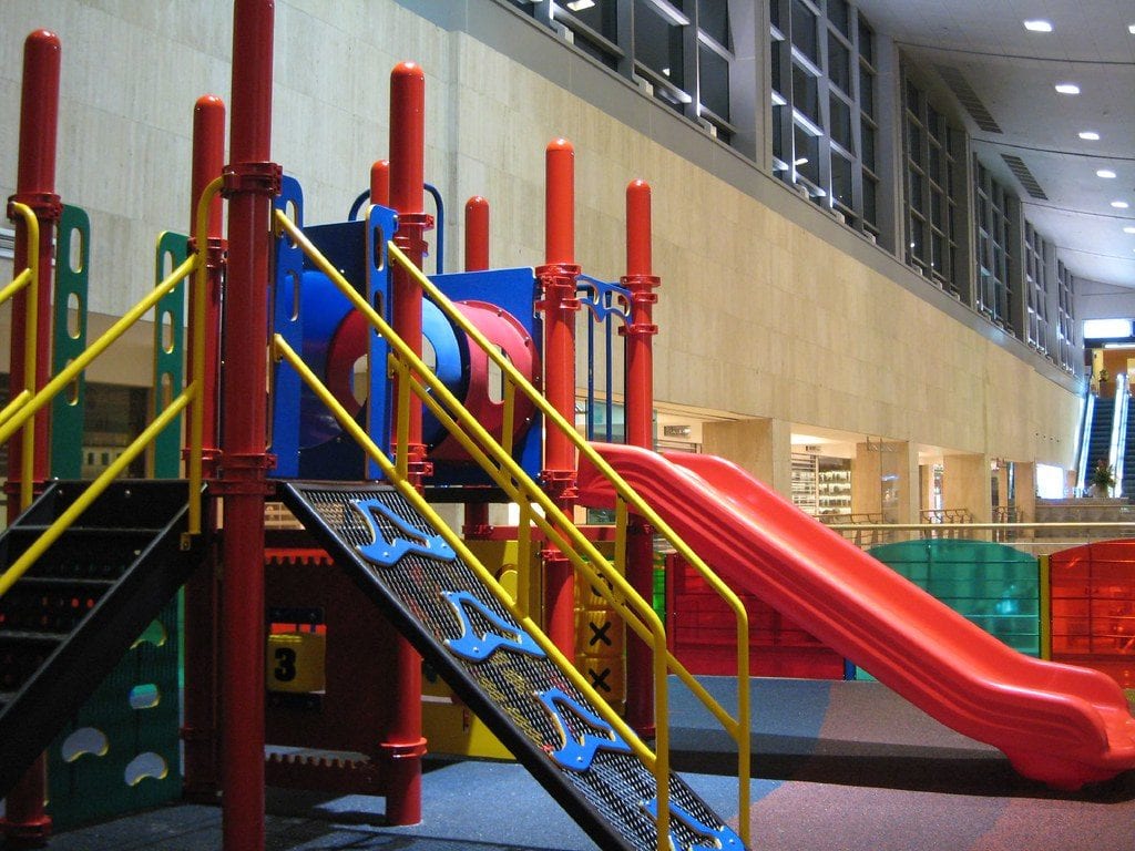Bigger climbing toy for bigger kids.