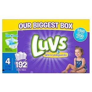 Luvs LeakGuard Overnight Ultra Diapers is one of the most affordable in the market.