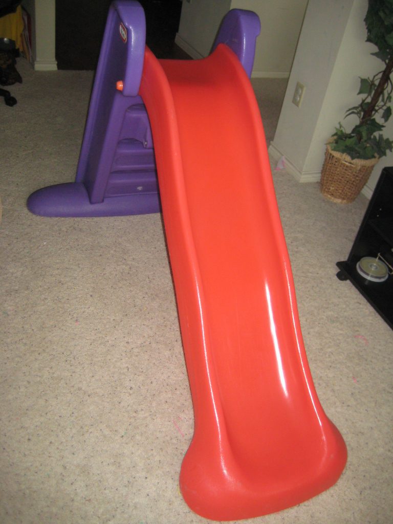 Other toy slide sets are just meant for toddlers. If you plan on having multiple kids, this may not be a problem. Look for a child sliding toy that starts at a baby slide, moves up to a toddler slide, and may even go as far as converting to a big kids slide. Some of the best indoor slide will last you for years and years.