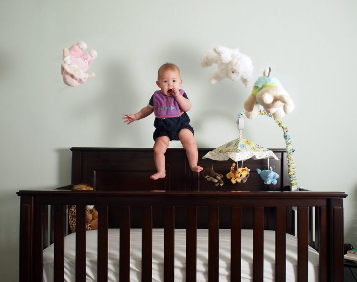 baby can climb out of crib