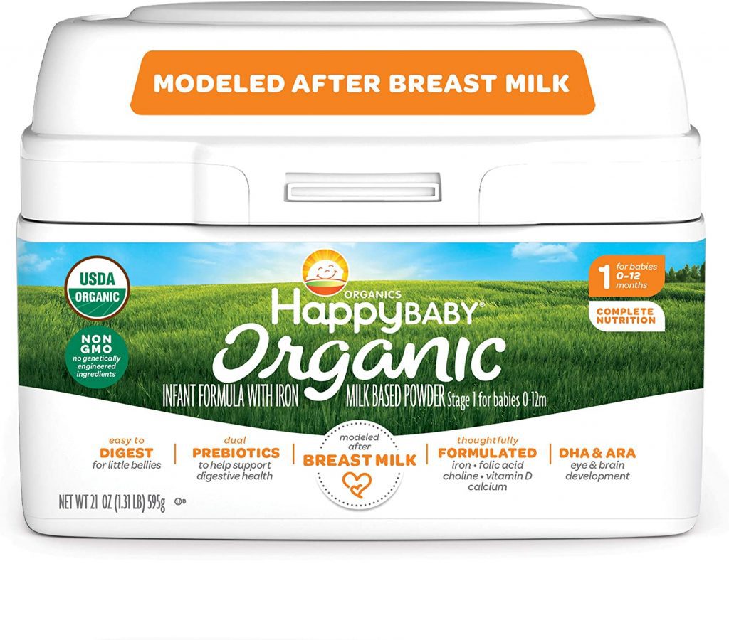 Happy Baby Organic Infant Formula Milk helps baby feel satisfied after breastfeeding