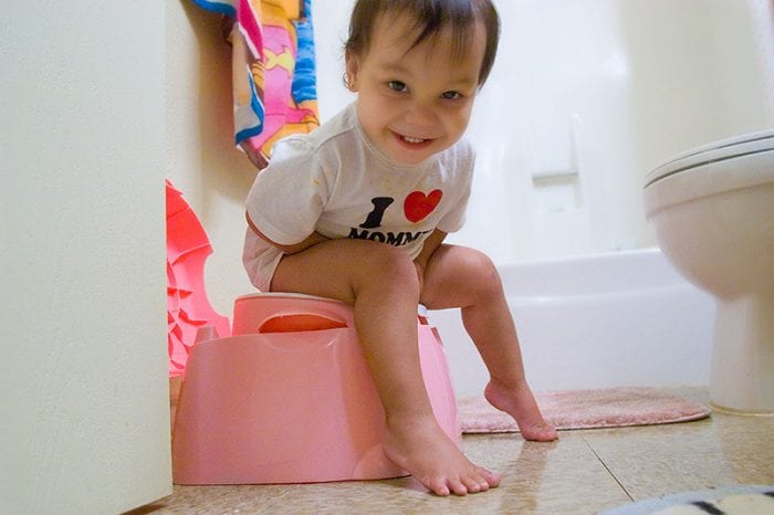 A child potty training