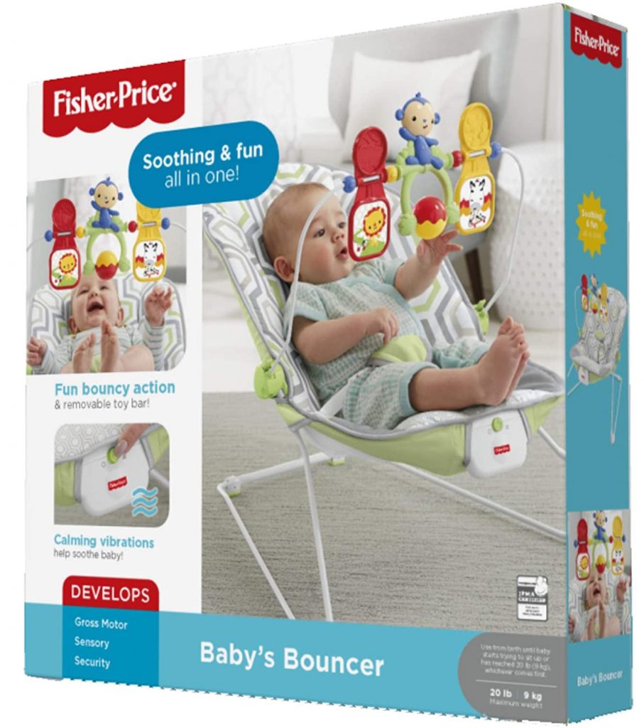 best baby swing with colorful toys