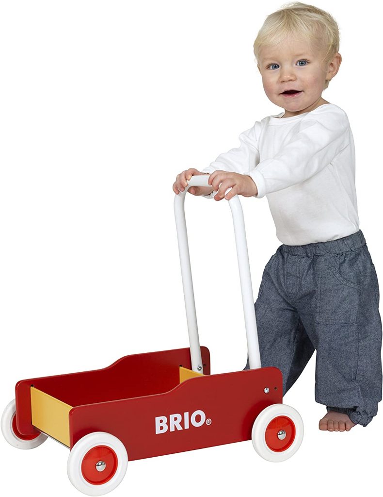 push cart for a baby - It is made with FSC certified beech wood and it is recommended for children 9 months up to 3 years.