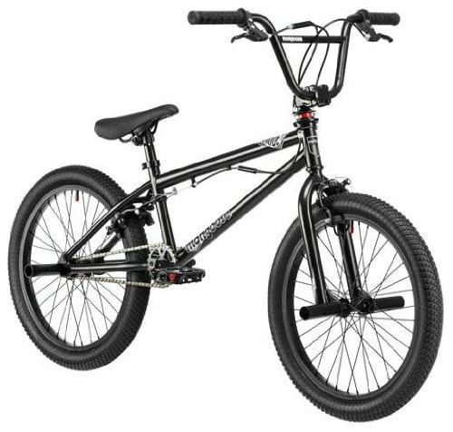 BMX Race Bike: 20-Inch MONGOOSE MODE 270 BOYS’ FREESTYLE BIKE BLACK