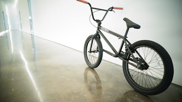 POWERLITE BRAWLER 20-INCH FREESTYLE BMX BIKE - This is a great lightweight bike that comes in a beautiful neon color to it. With different freestyle pegs to allow for some grinding, this bike is stylish, and it has two brakes in the front and back for grinding, too. Give these pro bikes a try, and your kid is going to love every bit of it.