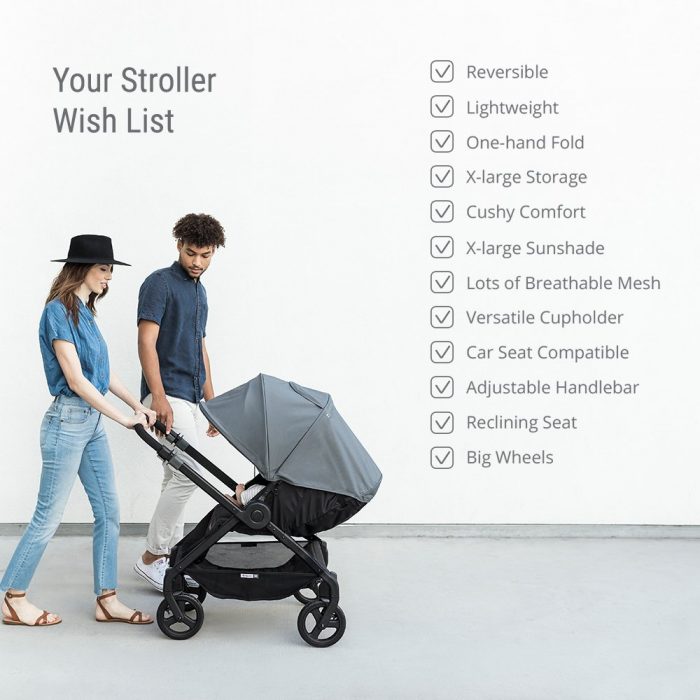 Pepp stroller with parents