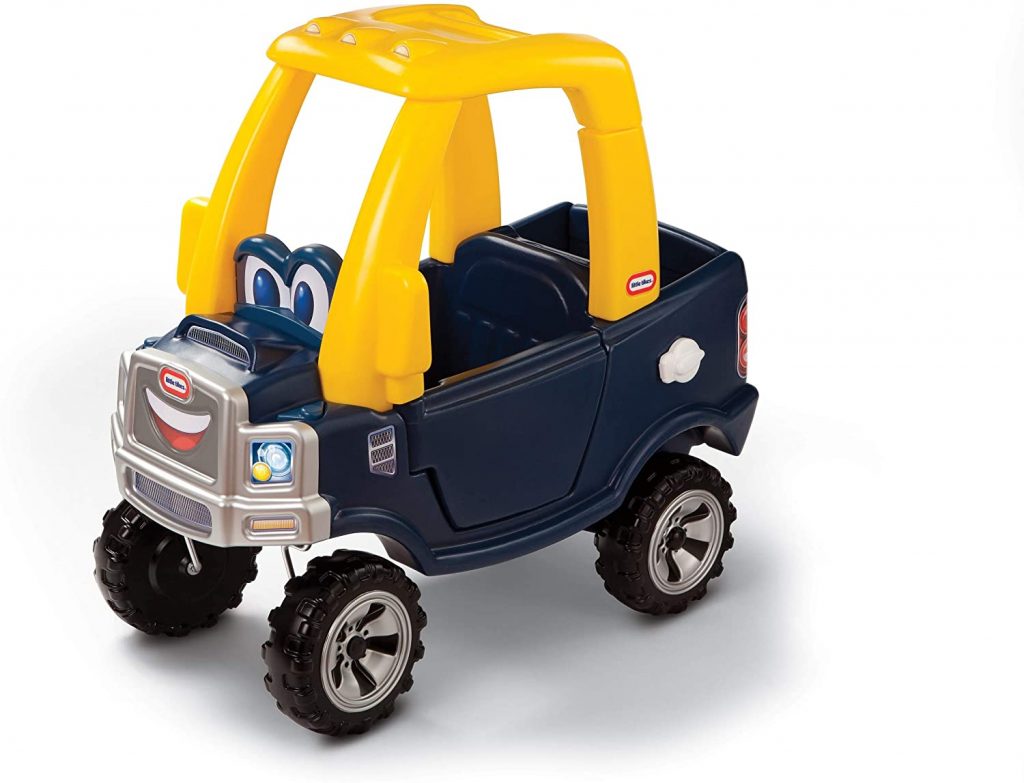little tikes cozy fire truck with water sprayer