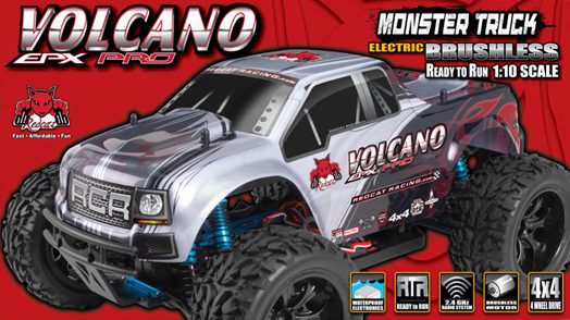 volcano EPX PRO Monster truck/car with rc and app.