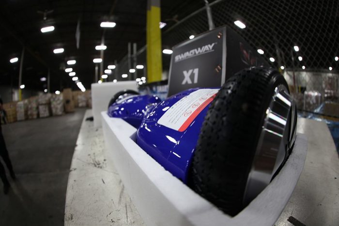 Riding hoverboards for kids is a fun activity.