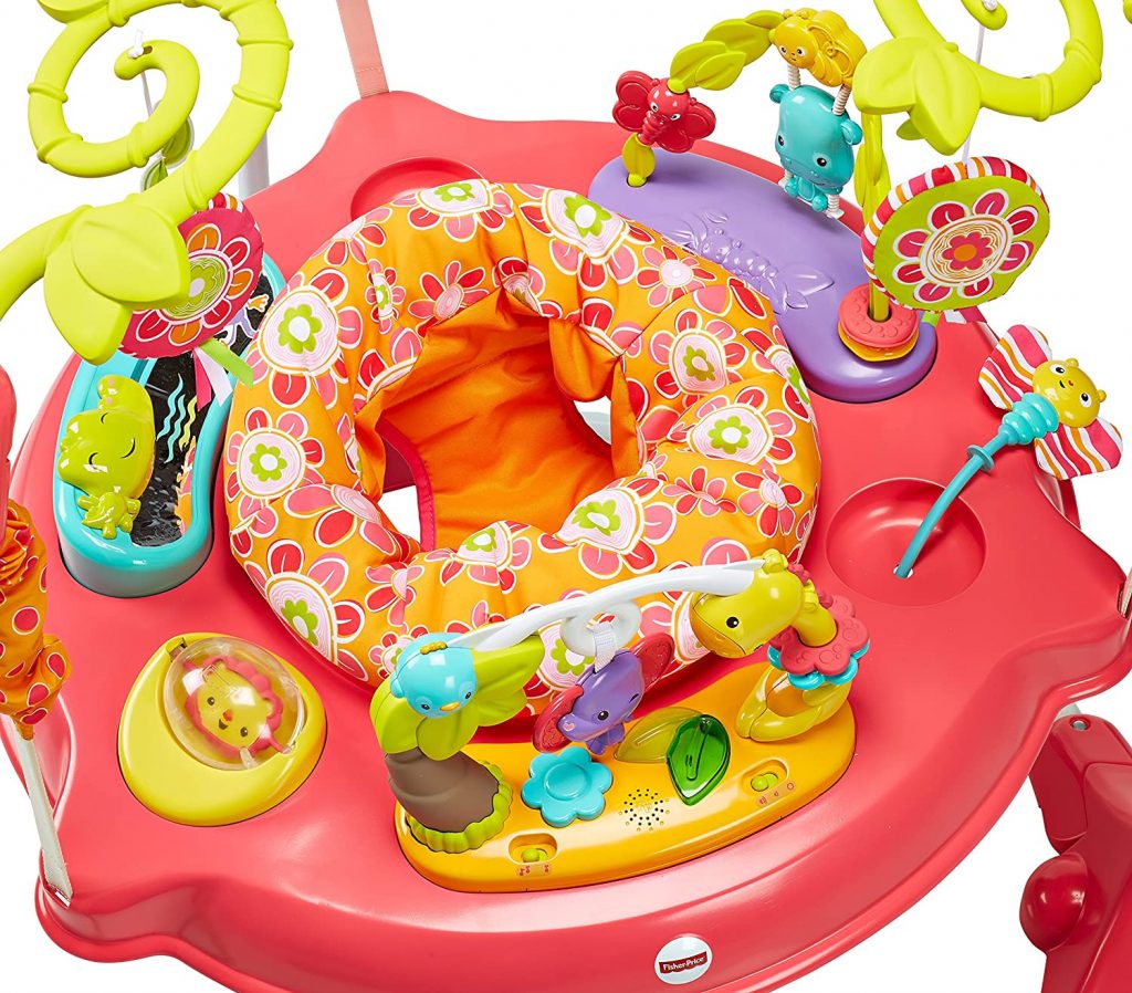 Fisher-Price Pink Petals is loaded with features that will surely entertain your baby. It has music, lights and sounds that your kid can enjoy