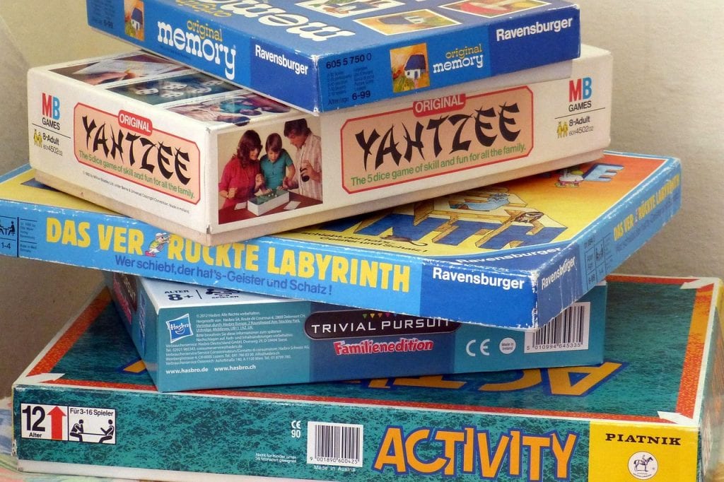 Try a different board game each time for kids to challenge their friends and family. Never a boring moment.