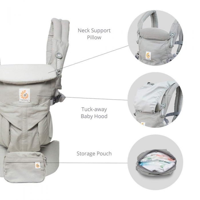 ergo baby carrier with hood