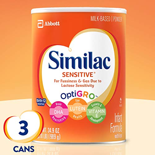 Enfamil Gentlease Vs Similac, which is better? Image of Similac Sensitive Version For Fussiness & Gas Infant Formula-one of the best formula for your baby.