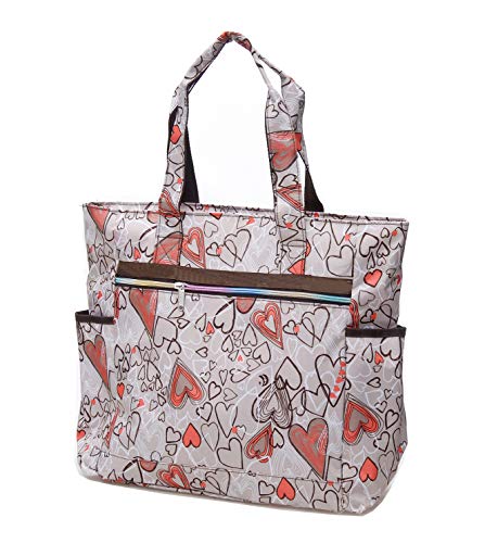 Seek for luggage composed of sturdy canvas, mesh, neoprene, or recycled plastic.