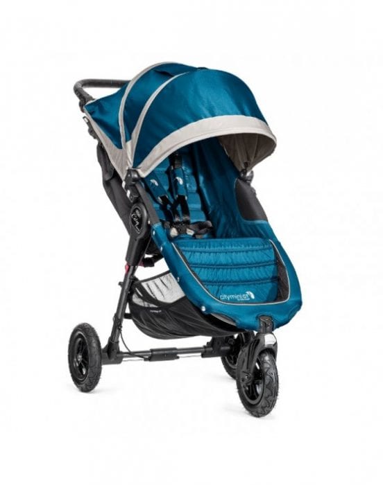 blue stroller, very nice