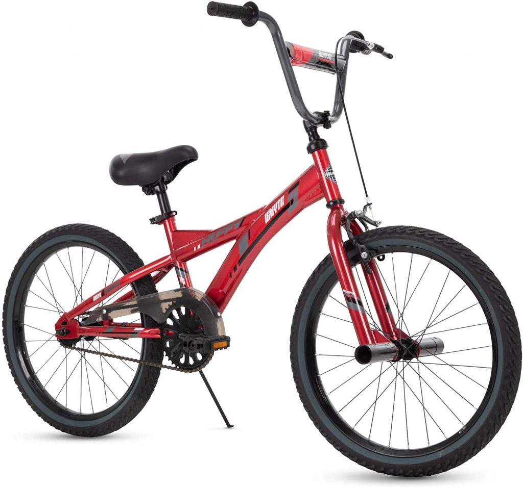 20 inch Huffy Kids Bike Go Girl & Ignyte has a rear coaster brake and a front hand brake.