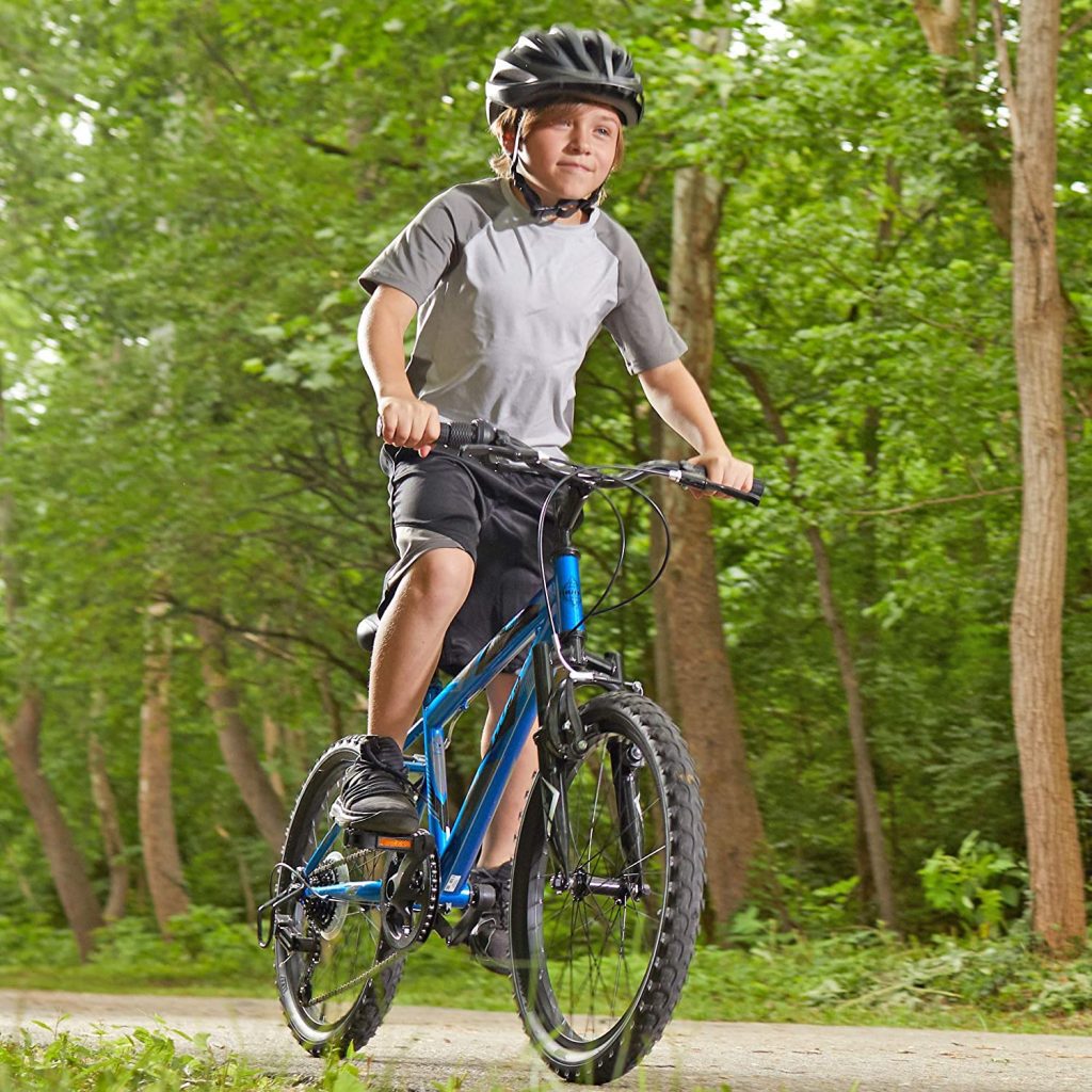 20 inch bikes are recommended for kids from 5-9 years