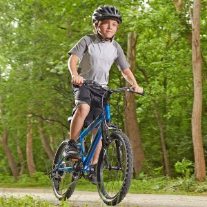 Bikes are recommended for kids from 5-9 years