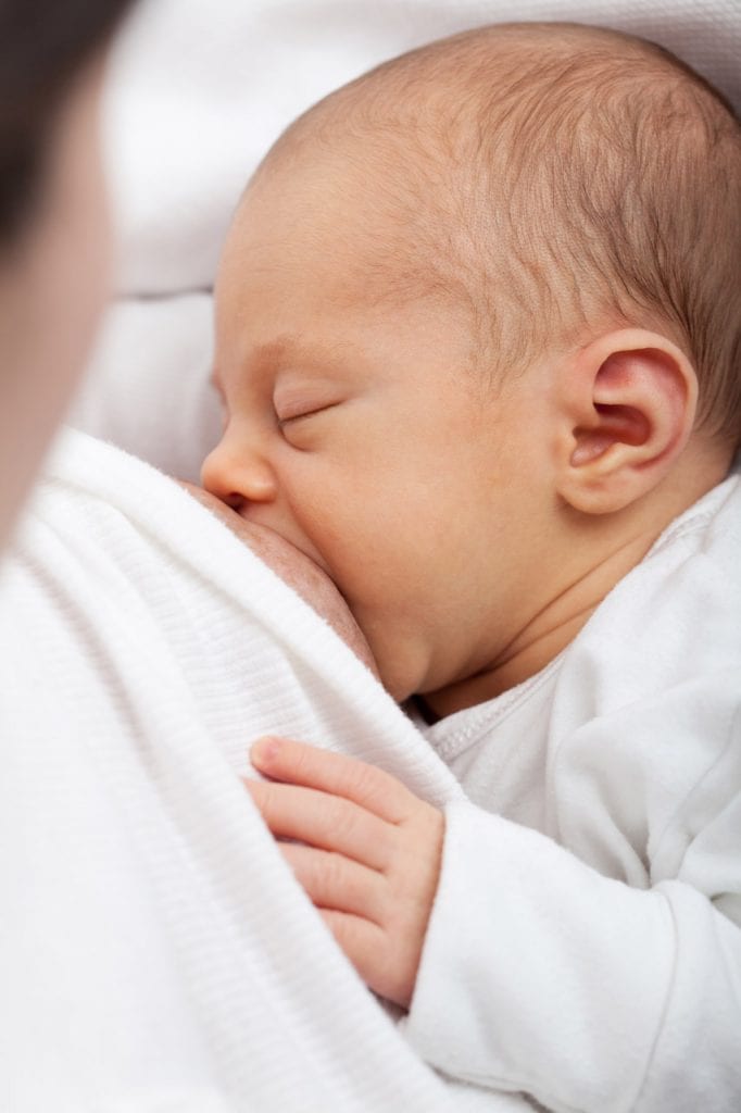Breastfeeding mom