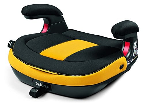Peg Perego does have armrests for your child, as well as comfortable padding. This is also a great choice.