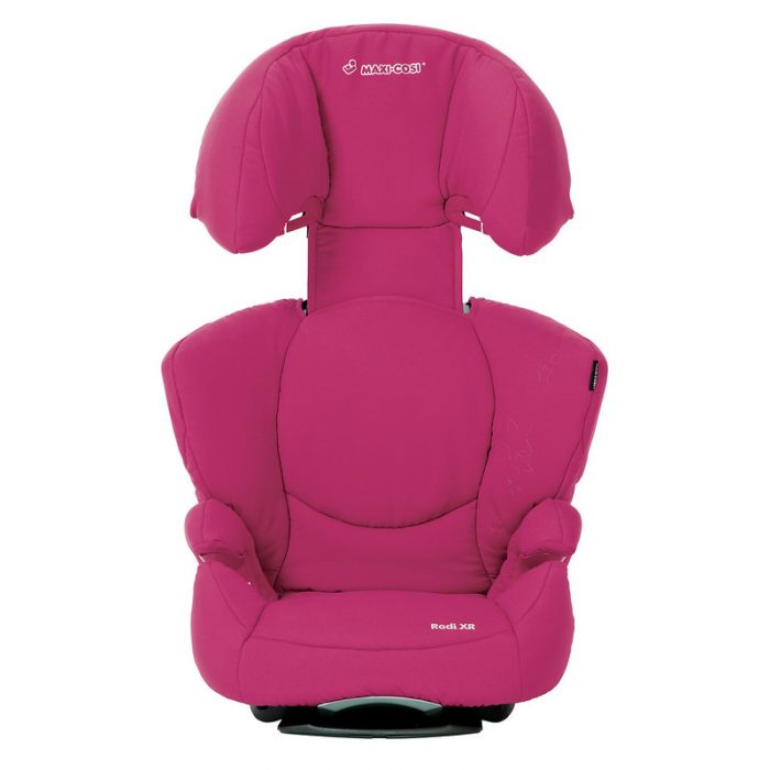 One of the best booster seats is the Maxi-Cosi Rodifix Booster Car Seat An attractive Maxi-cosi in pink.