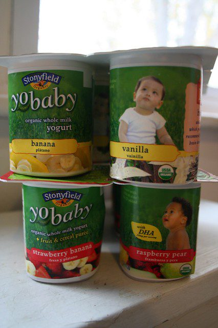 Stonyfield yobaby whole milk yogurt for babies