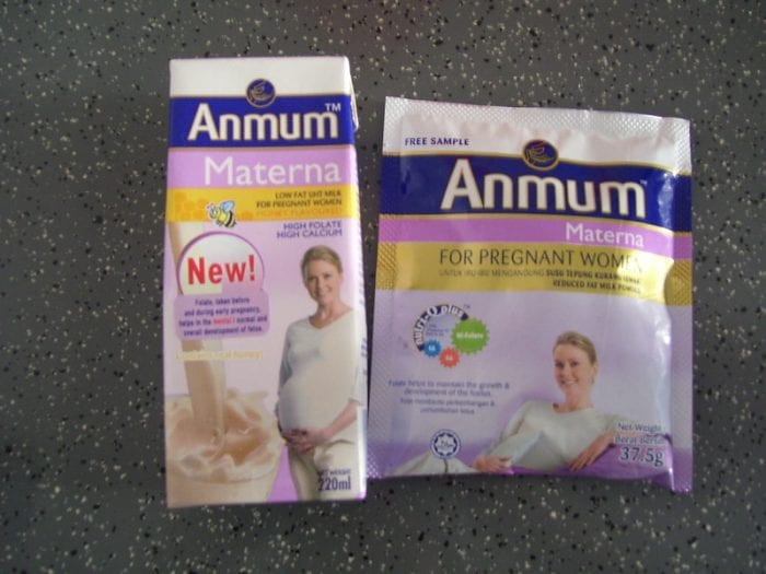 Consider Anmum Materna powder for pregnant woman