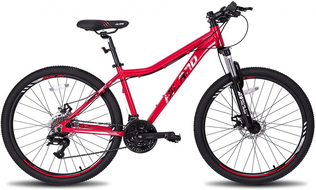 Discover the Hiland 26/27.5 Inch Mountain Bicycle designed specifically for women. Experience the perfect blend of style, comfort, and performance with this exceptional mountain bicycles crafted to enhance your off-road riding adventures.