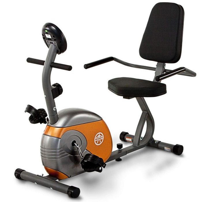this workout bike has folding options and is durable. the workout bike relies on magnetic power for resistanc