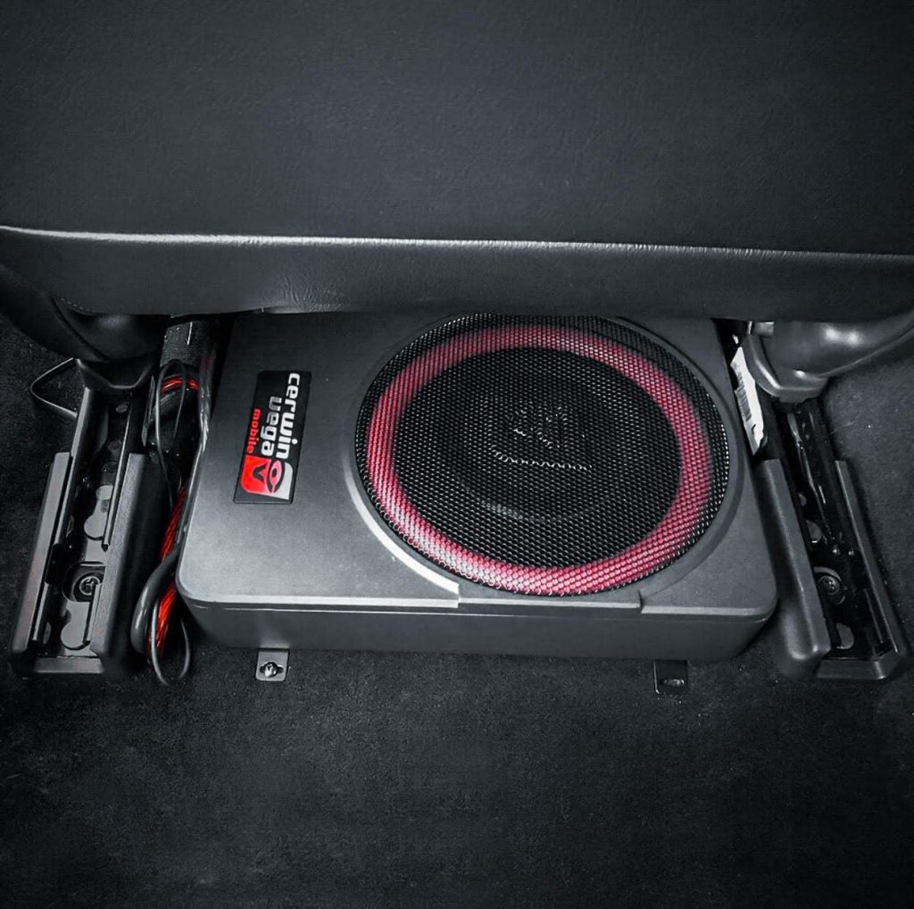 LANGXUN 60-inch Cerwin Vega VPAS10 Powered Active Underseat Subwoofer 