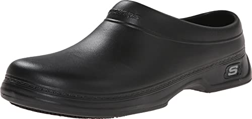 Skechers for Work Men's Balder Slip Resistant Work Clog. This is one of the best choices.