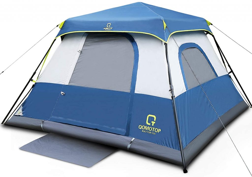 OT QOMOTOP, 4/6/8/10 Person Camping Tent For Tall Person. This best tent can accommodate 4 to 10 persons.