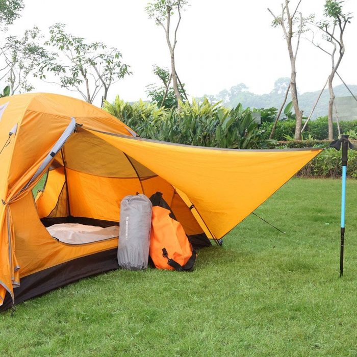 This tent is very light weight and easy to carry and best for tall persons.