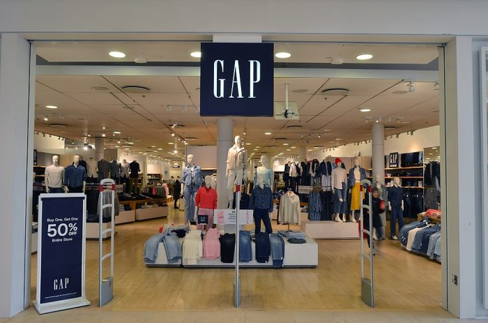 GAP is a popular children clothing brand 