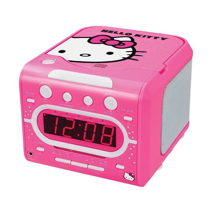 CD player with Hello Kitty box type design features