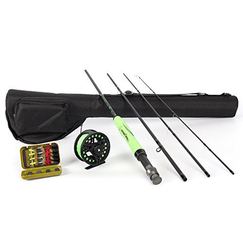 Combo packages include high-quality fly rods, fly reels, fly lines, and additional accessories.