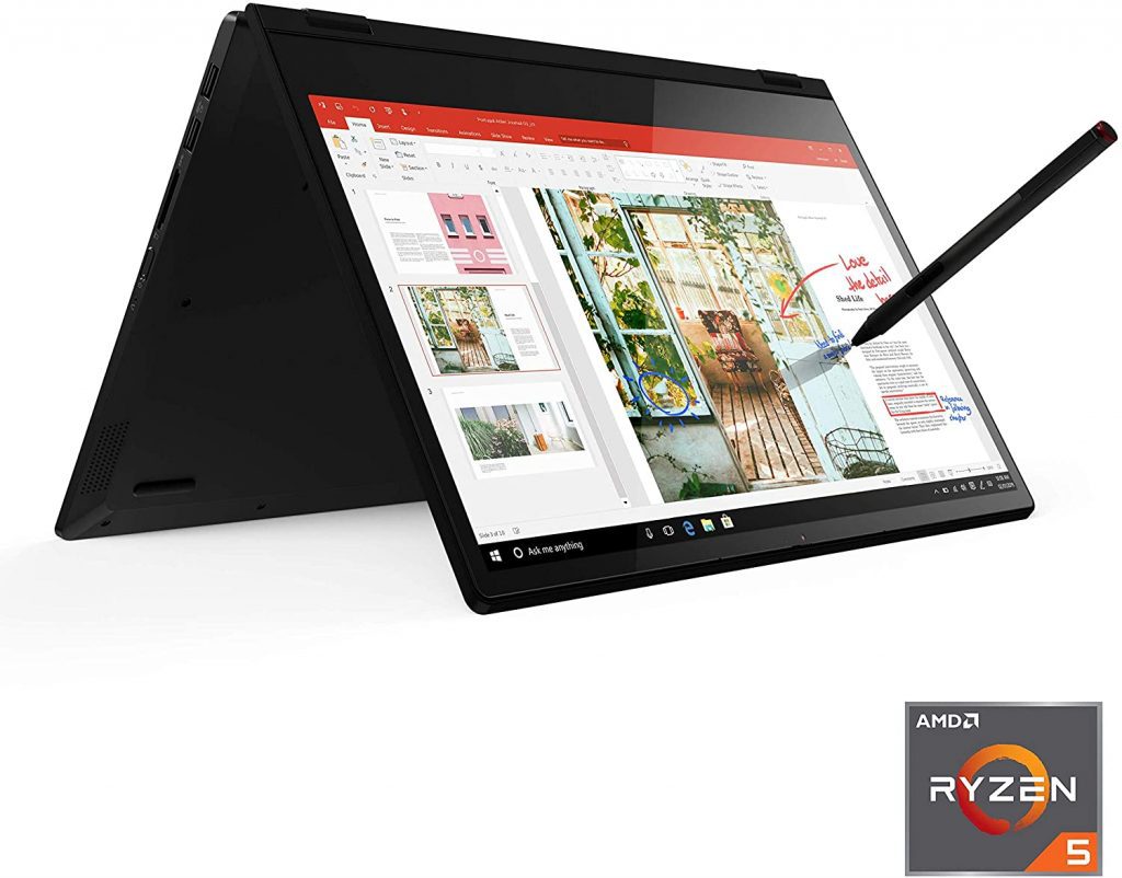 Lenovo Flex 14 2-in-1 Convertible 13-inch laptop.