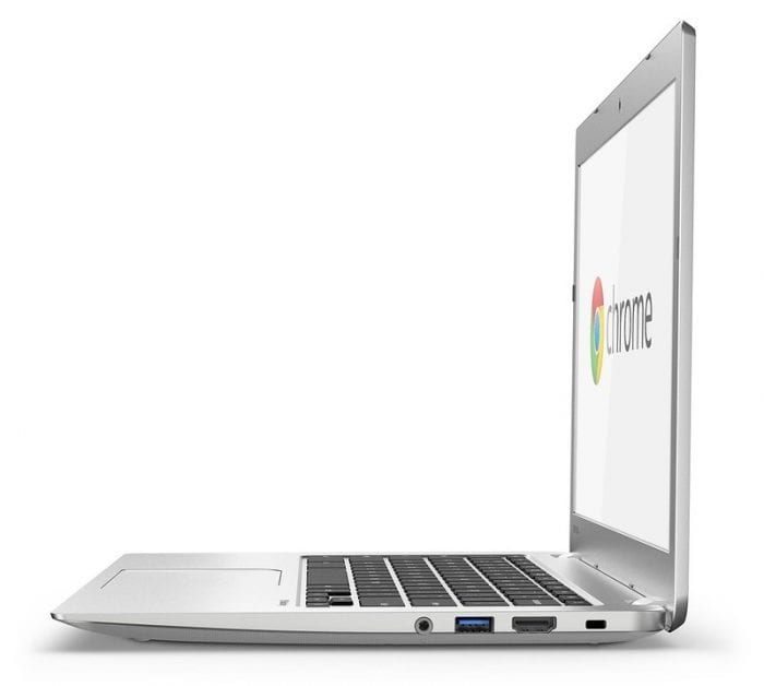 A PC of gray color flashing Chrome logo