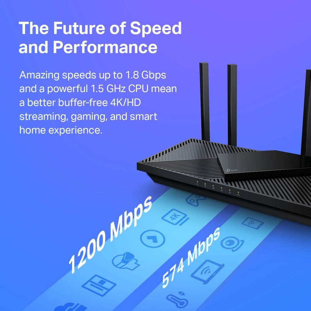 Best wifi routers - TP-Link award winning router. It makes a good gaming router because it gets strong coverage for the entire house with the Beamforming antennas. With this, you’ll have smooth streaming experiences without any buffering issues. You can connect more than 40 devices, too. This one is Powerful and fast and will give you Great coverage and extra boost