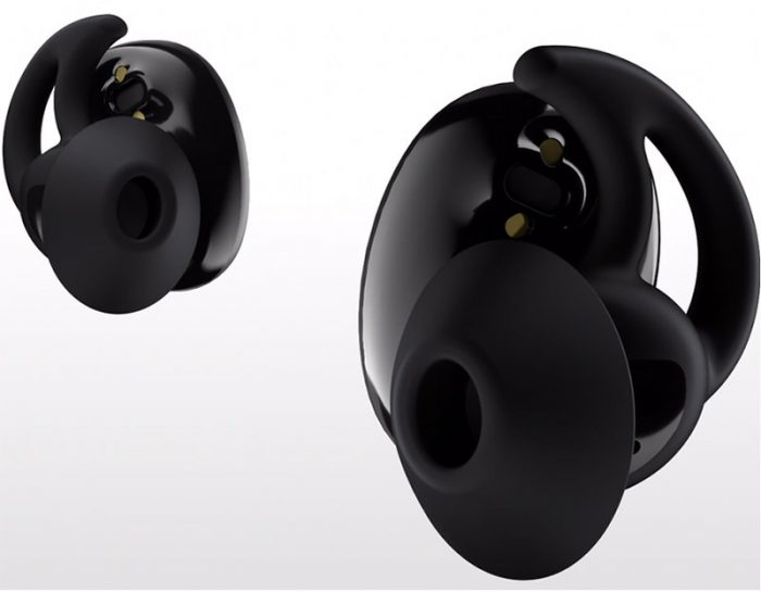 black earbuds that offer high quality sound for your enjoyment 