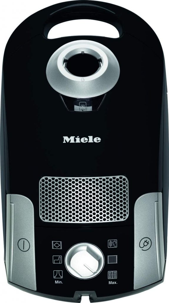 The Miele Turbo Team Canister Vacuums have a rotary dial that gives you your choice between 6 levels of suction.