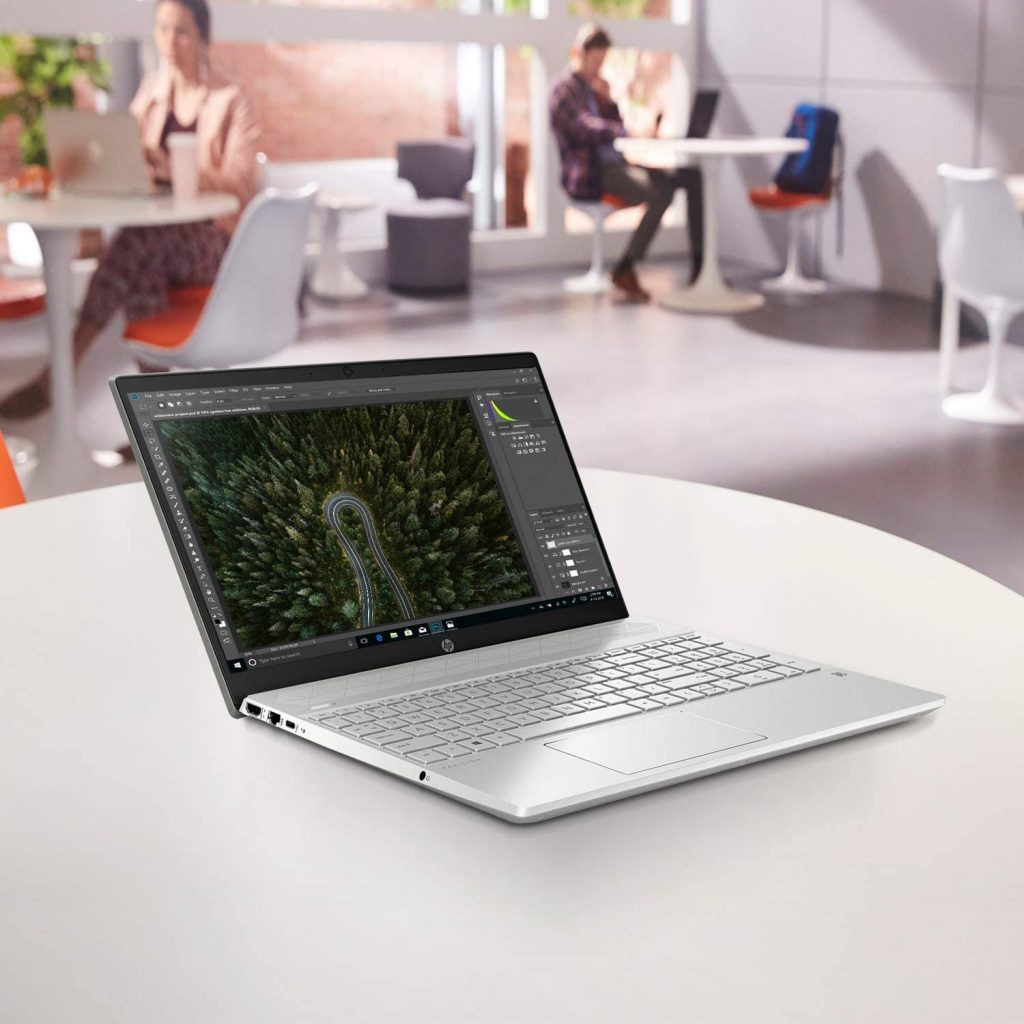 HP Pavilion 15-CS Intel i5-1035G1 12GB 512GB SSD 15.6-Inch Full HD WLED Touch Screen. It has a quad core 10th generation i5 processor by Intel that drives 12 GB of RAM onboard. You’ll get maximum viewing space on the 15.6 inch screen that has micro-edging and a WLED backlit display. The resolution is 1920 x 1080 with Intel UHD graphics. It’s equipped with Windows 10 Home and has a 3-cell battery for plenty of usage time. Pros: Quad core processor is super fast Comes with full version of Windows 10 Good sound quality High quality camera Affordable