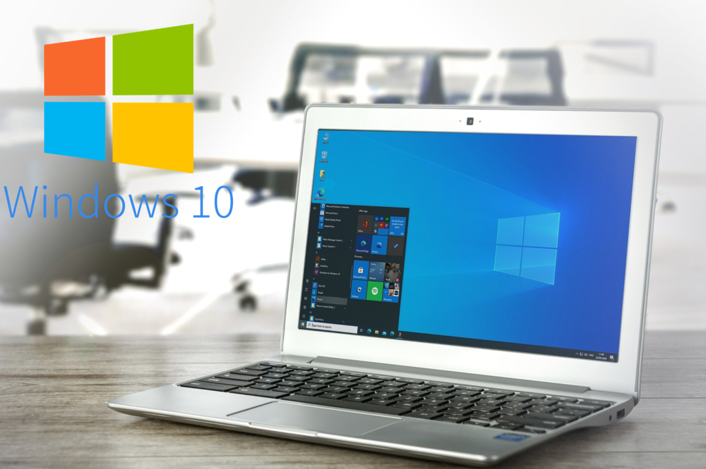 Business laptop with windows 10 installed