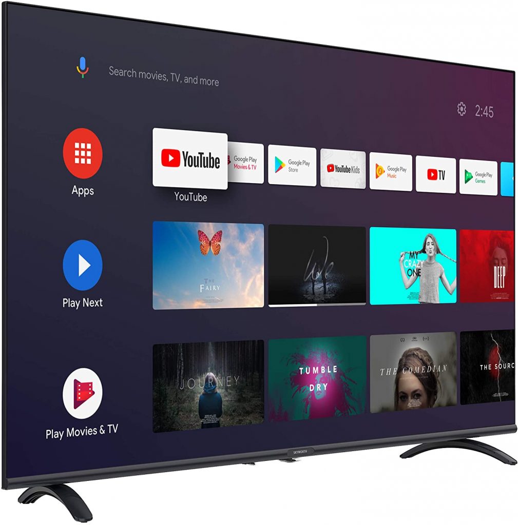 Best 40 inches tvs: Skyworth 40 inch tv. This 40 inch smart tv has all the apps you need.